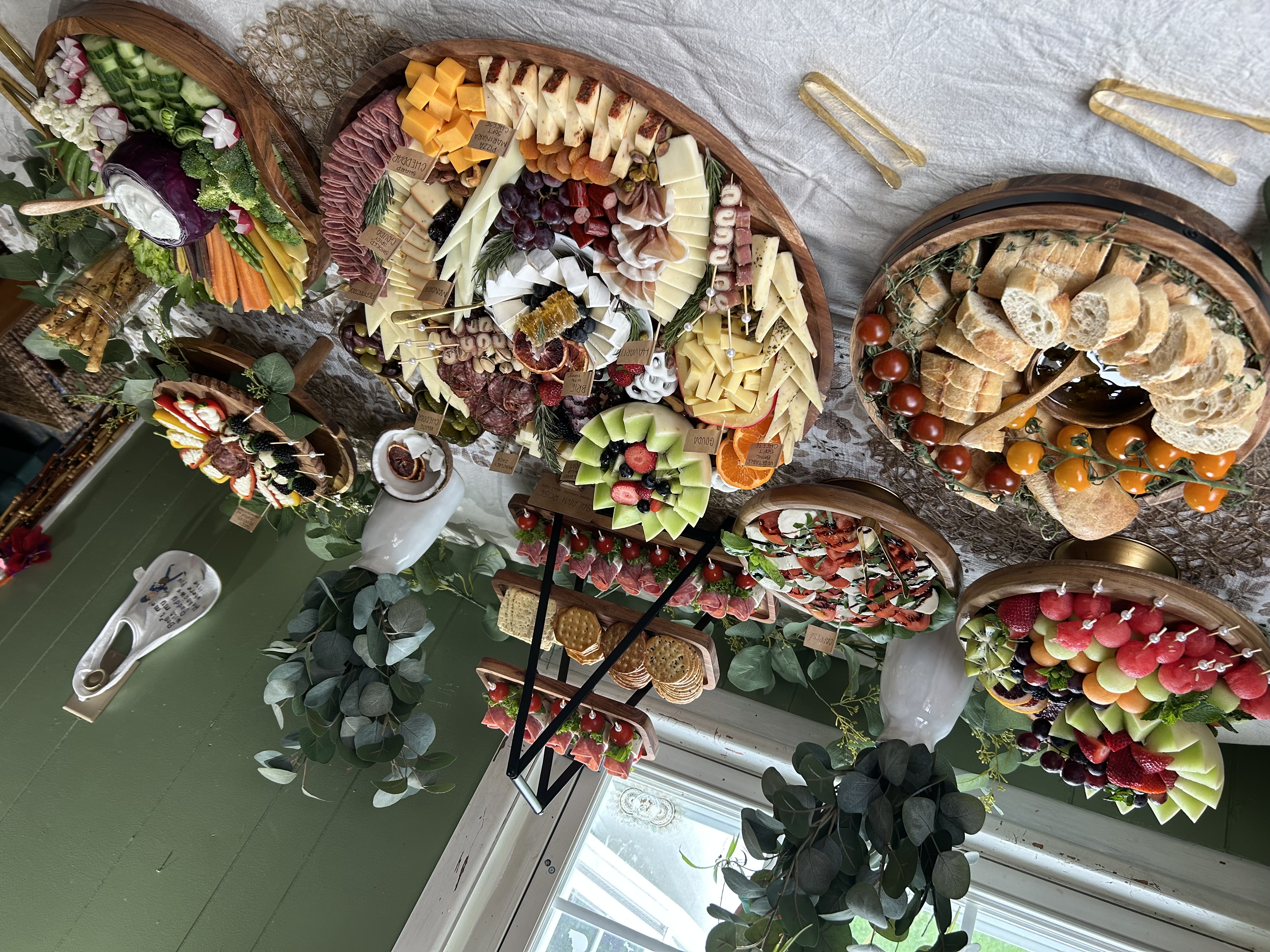 Hanna's grazing table spread